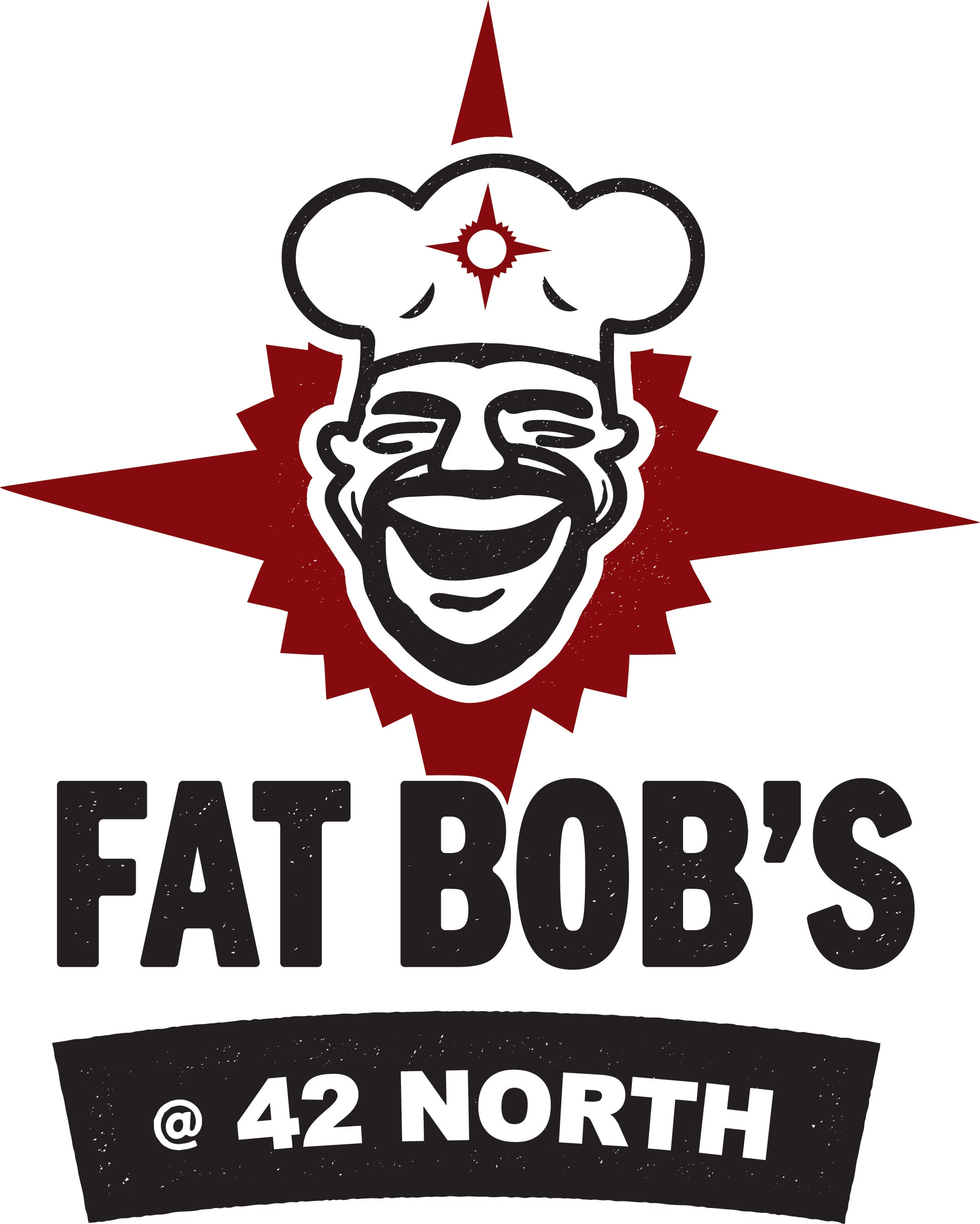 Fat Bob's Smokehouse at 42 North Brewing logo